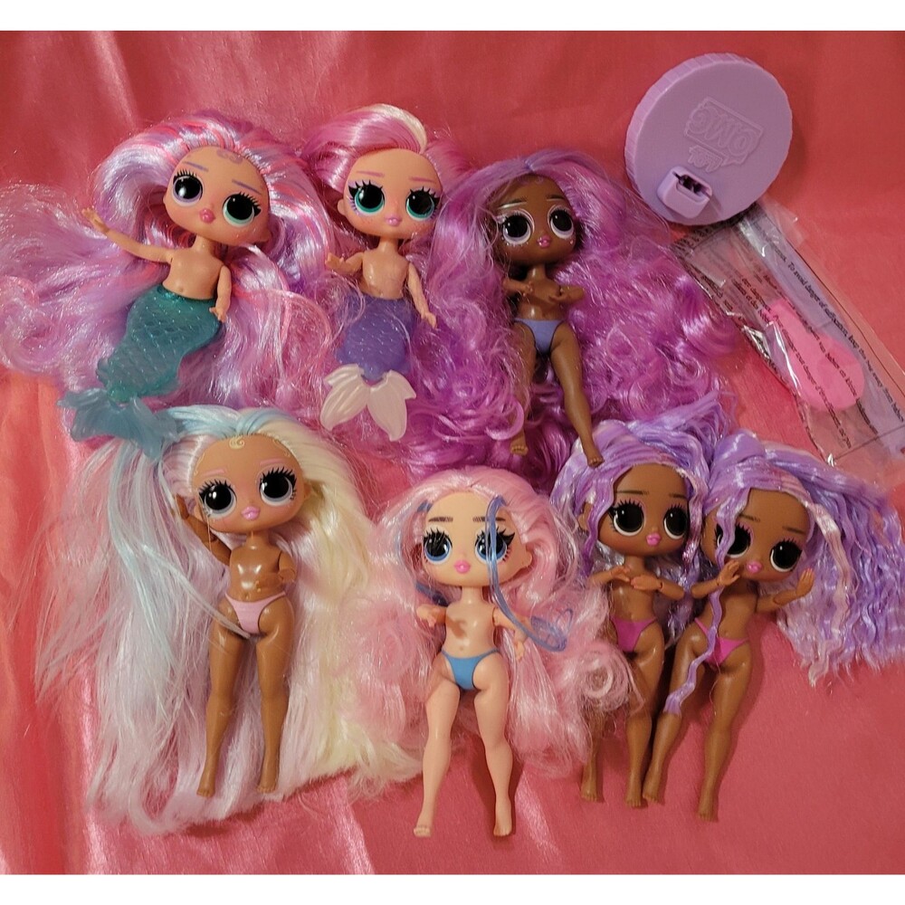 LOL Surprise OMG Doll Lot Of 7 Tween Dolls Mini Toy Toys Mermaid Mini Barbie Y2K
